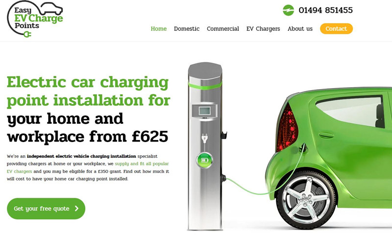 Easy EV Charge Points UK EV Charging Station Contractor