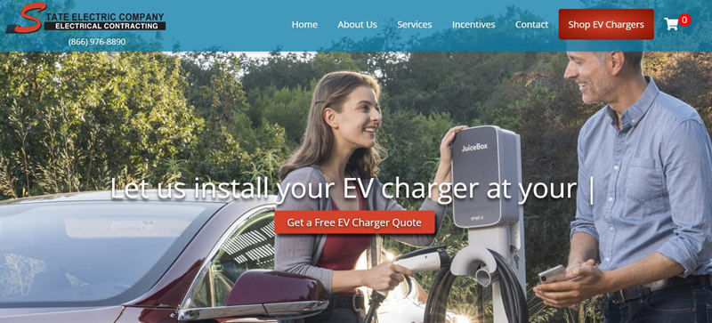 State Electric Company EV Charging Station Installation