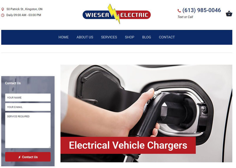 Wieser Electric EV Installation Company