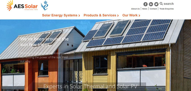 AES Solar Best UK Solar Panel Manufacturers & Companies