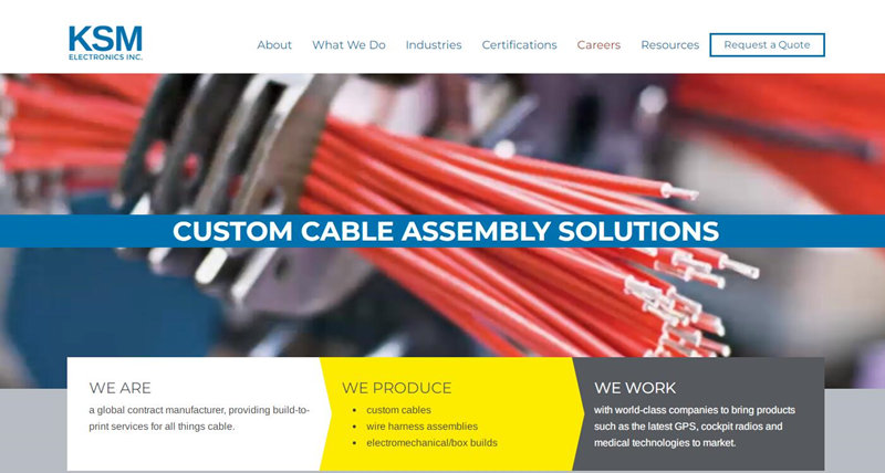 KSM Electronics Inc Best Cable Harness Manufacturers