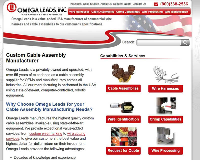 Omega Leads Inc Best Cable Harness Manufacturers